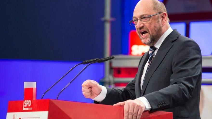 Schulz, disparado en las encuestas, inicia su campaña electoral con un giro a la izquierda