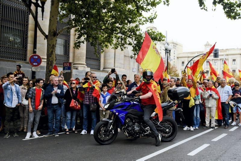 Manifestación contra el 1-0 en Zaragoza