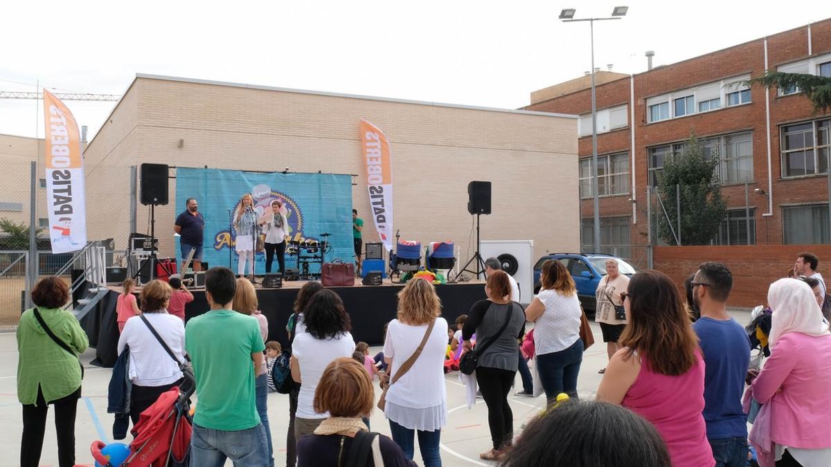 Un patio escolar de Sant Boi.