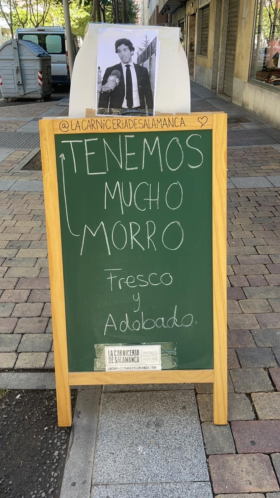 El &quot;morro fresco y adobado&quot; de la carnicería de Salamanca