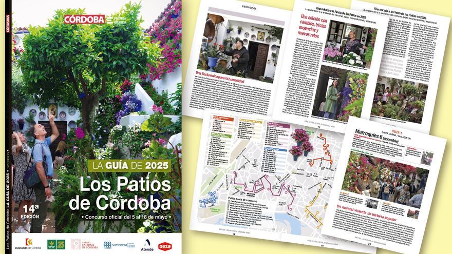 Diario CÓRDOBA distribuye este miércoles &#039;La guía de los Patios de Córdoba 2025&#039;
