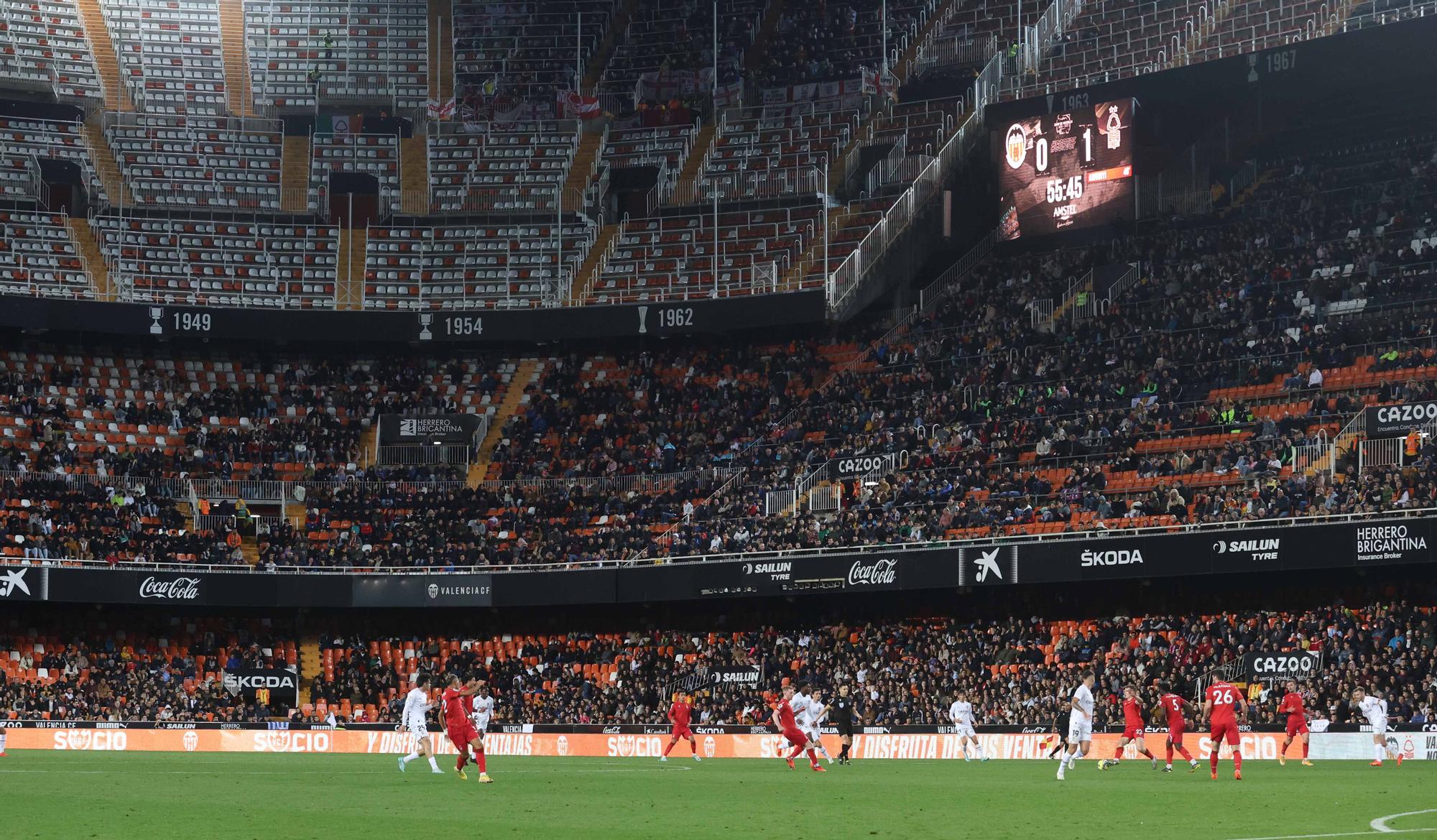 Valencia CF - Nottingham Forest en imágenes