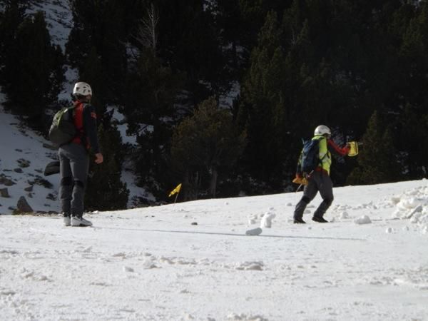 Simulacre de rescat a Vallter