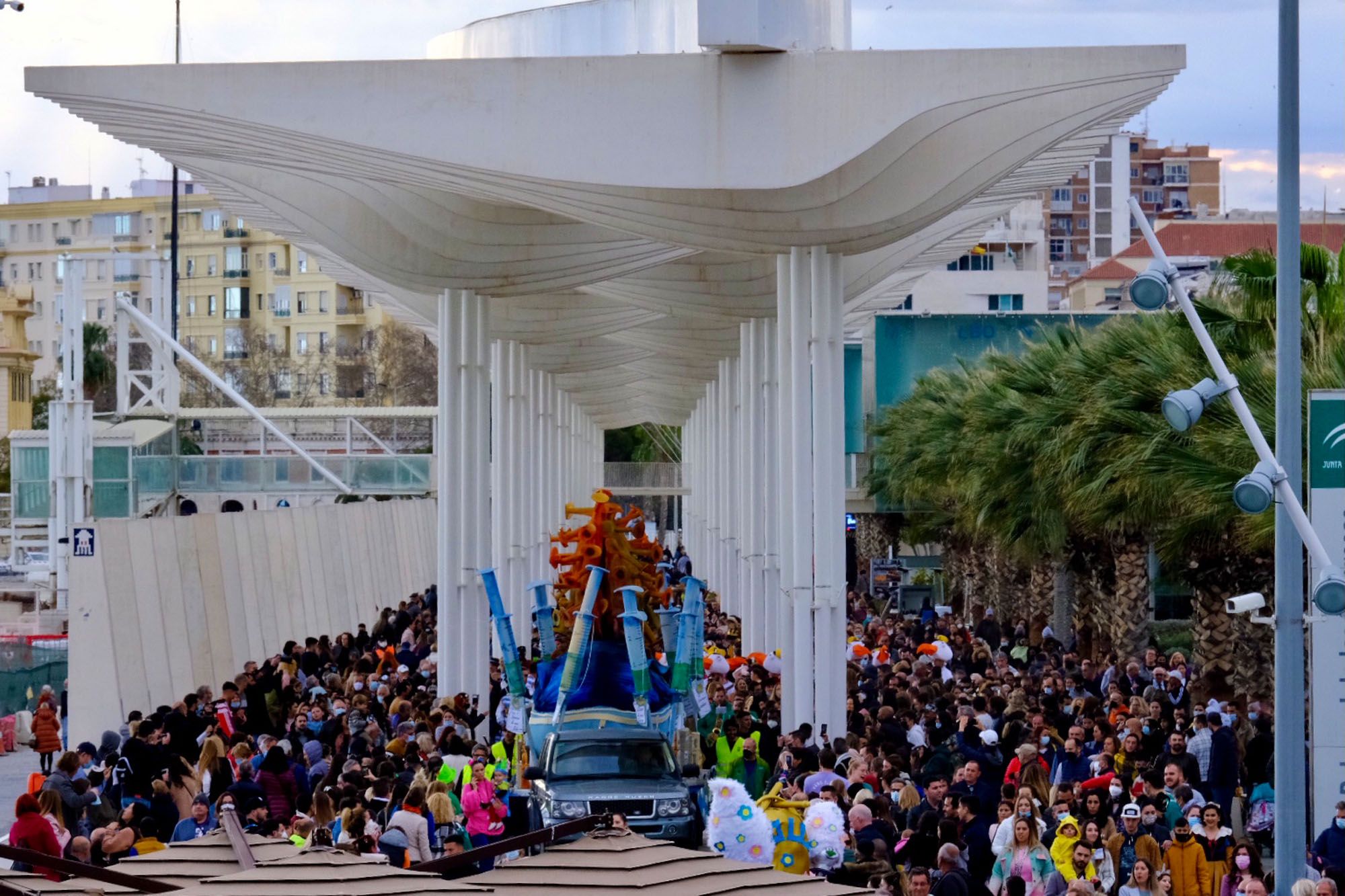 Las imágenes del Entierro del Boquerón del Carnaval de Málaga 2022