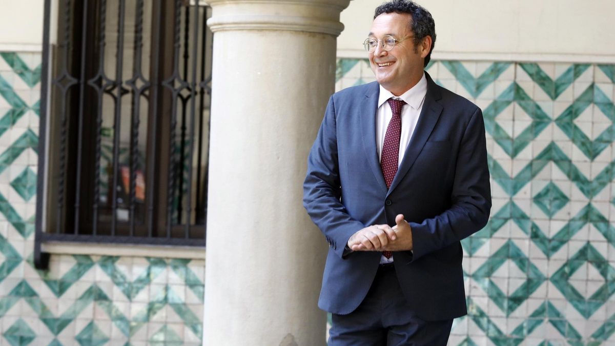 El Fiscal General del Estado, Álvaro García Ortiz, en un receso de la Junta de Fiscales Superiores que se ha celebrado esta semana en Zaragoza.
