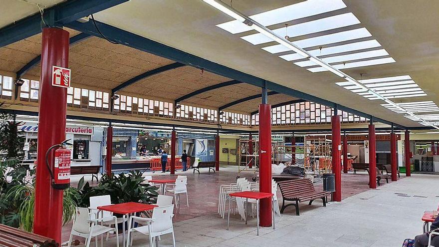 Termina la rehabilitación en la plaza de abastos de El Entrego