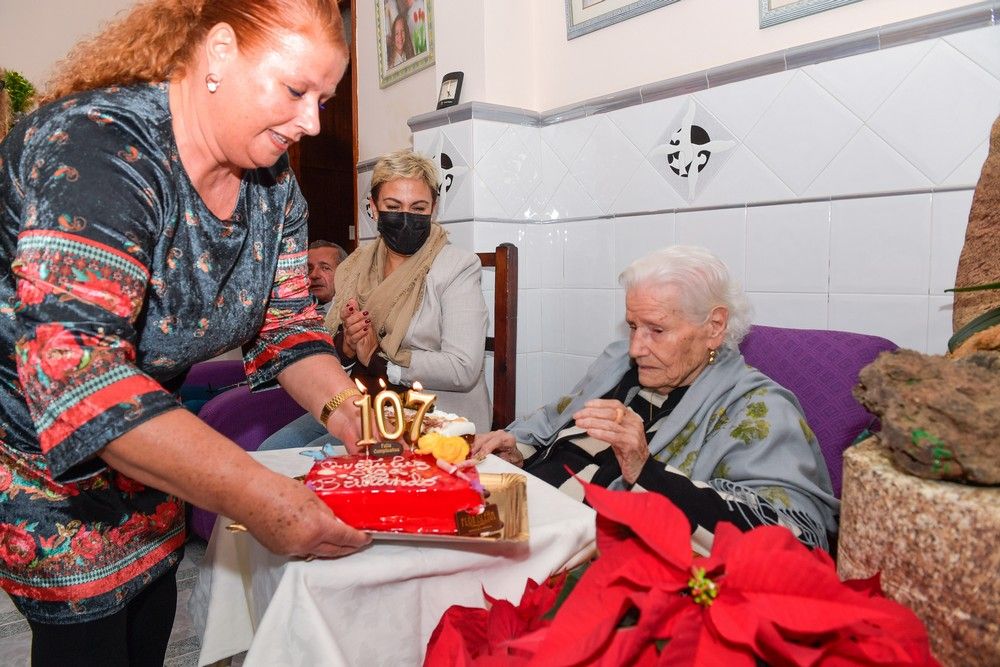 La mujer más longeva del sureste, Agustina García, cumple 107 años