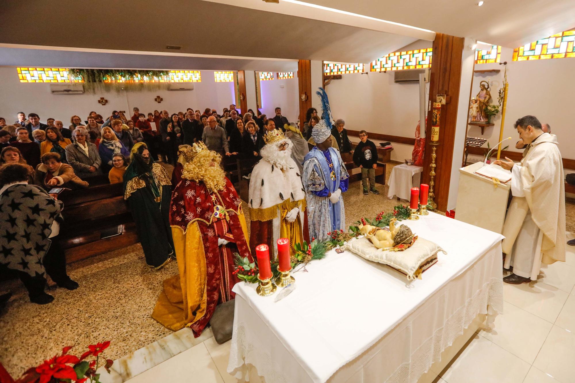 Puig d'en Valls recibe a sus majestades de Oriente