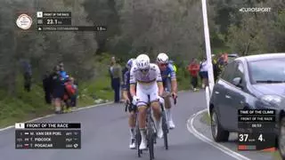 Pogacar 'revienta' la Milán-San Remo con un ataque en la Cipressa