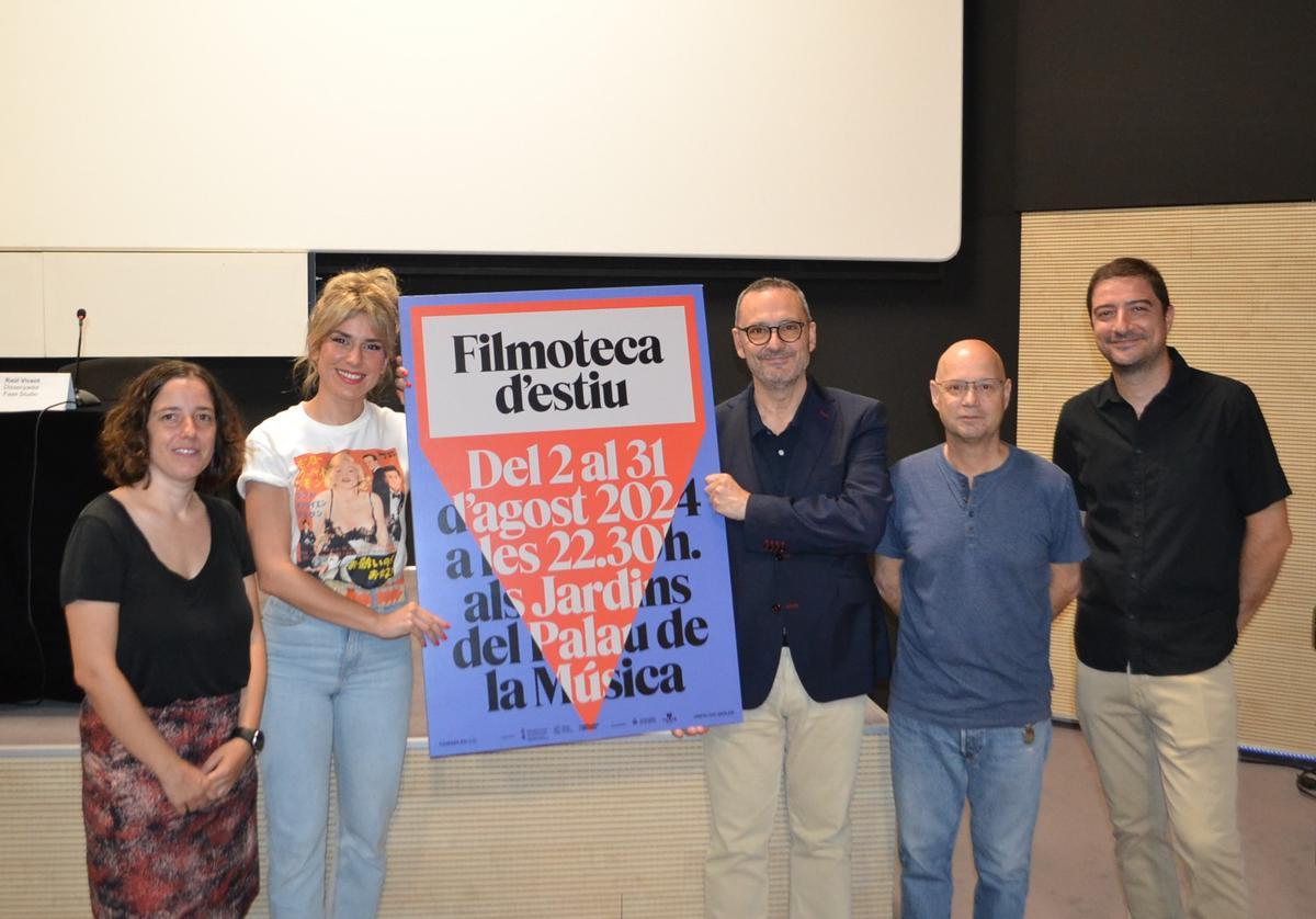 Presentación de la Filmoteca d'Estiu, este martes, en La Filmoteca.