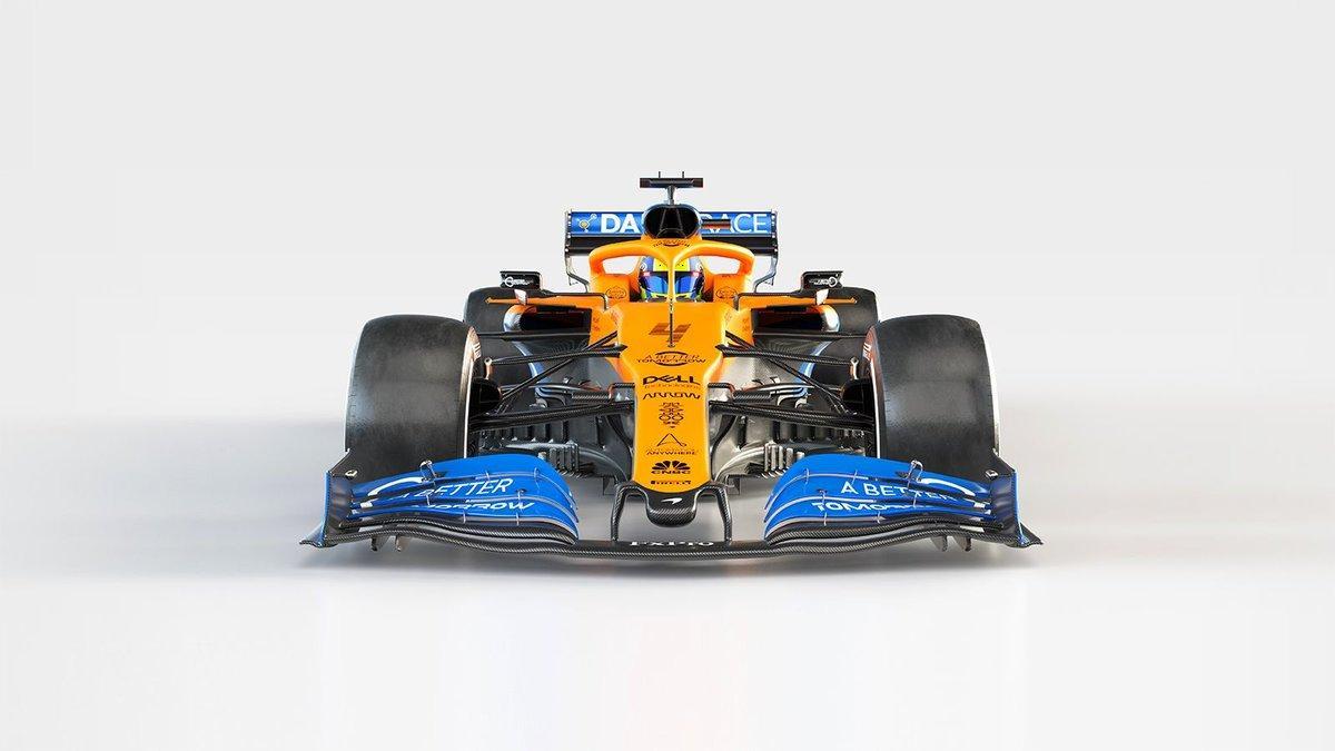 Azul y papaya, los colores de McLaren en 2020