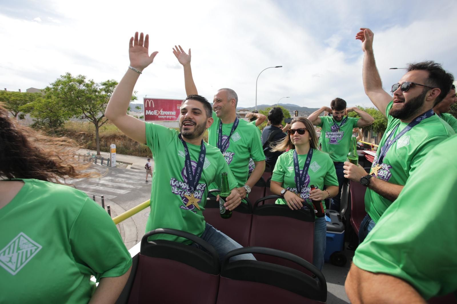 El Mallorca Palma Futsal celebra su UEFA Futsal Champions League