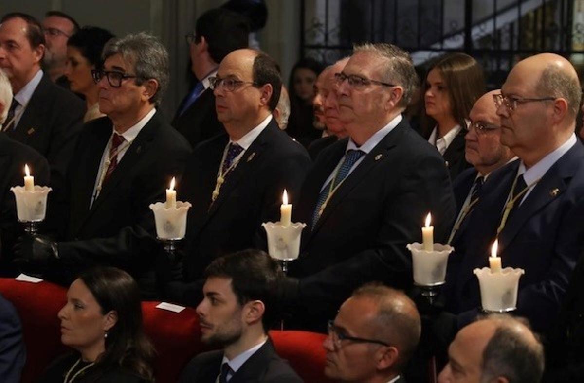 Asistentes al ‘Resurrexit’, acto de cuaresma del Resucitado.