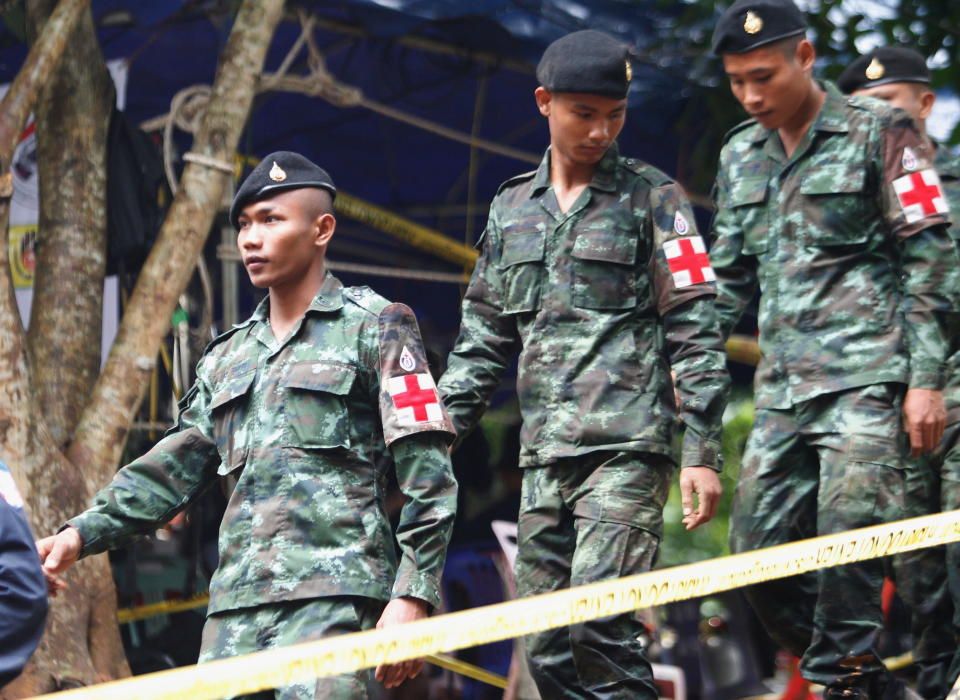 Las imágenes del rescate de los niños atrapados en Tailandia