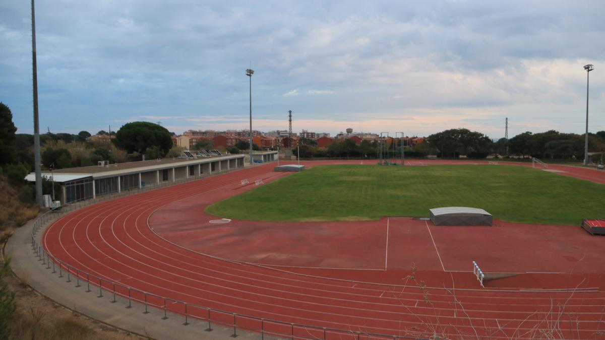 Imatge de la pista d'atletisme de Cambrils