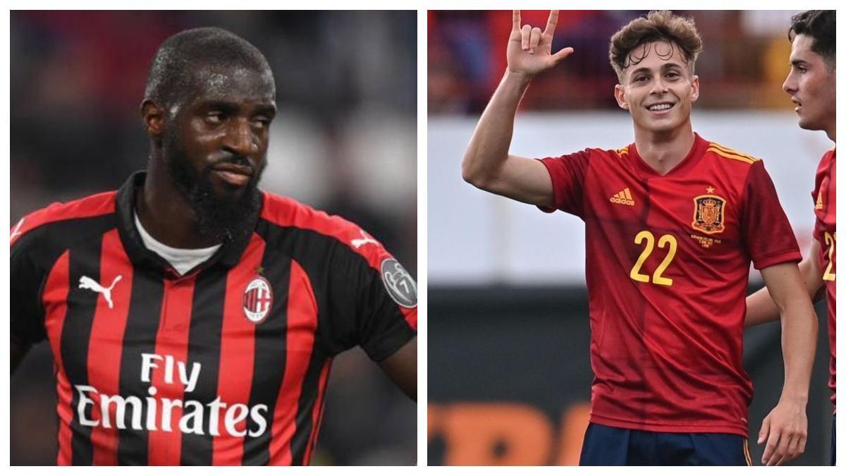 Tiémoué Bakayoko y Rodrigo Riquelme