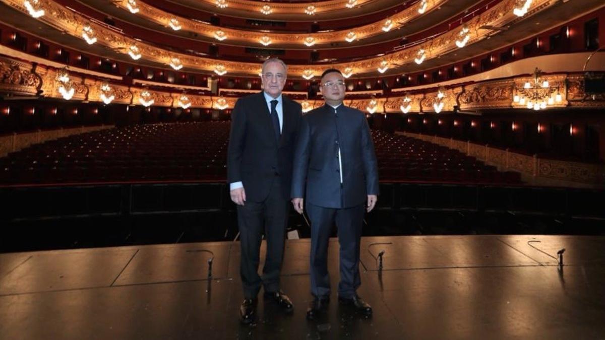 Chen y Florentino, en el Liceu