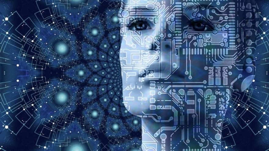 Recreación de una red de inteligencia artificial con las palabras elegidas por la Fundéu entre los años 2013 y 2021. | | E.D.