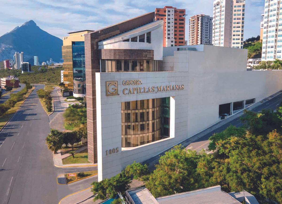 La agencia Capillas Marianas de Gayosso en Monterrey.