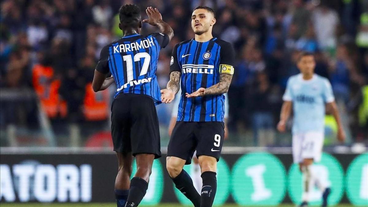 El Inter se llevó la victoria y el billete para la Champions