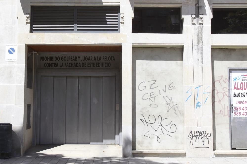 Medidas para combatir el vandalismo en Vigo