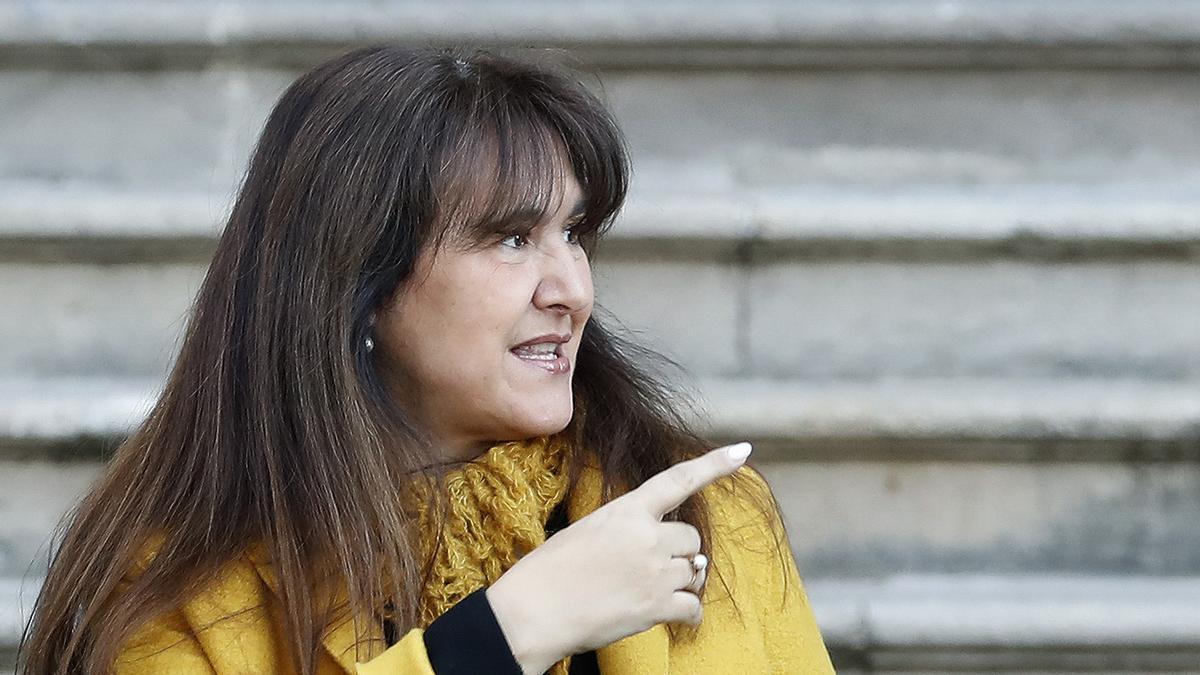 Laura Borràs a les portes del Tribunal Superior de Justícia