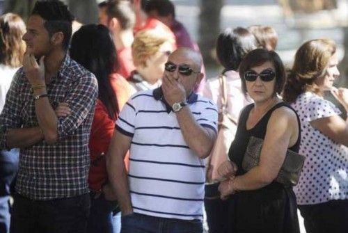 Concentraciones en recuerdo de las víctimas del rally de A Coruña