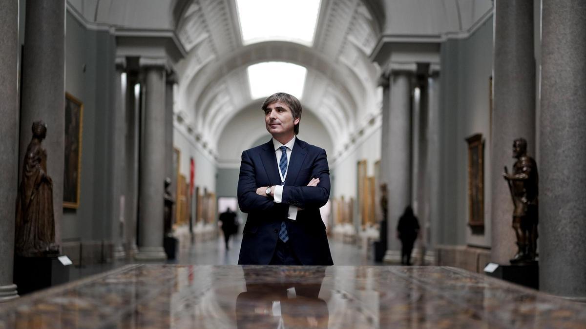 Alfonso Palacio, en el Prado.