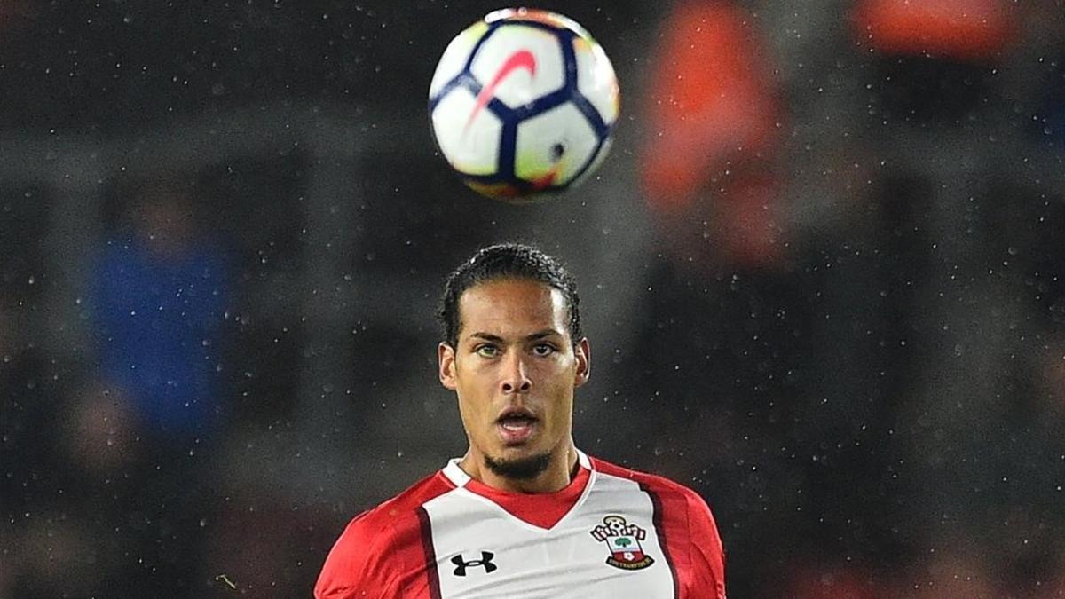 Virgil van Dijk, en un partido con el Southampton.