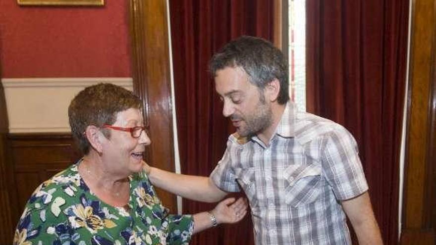 Varela y Ferreiro, en una reunión en María Pita.