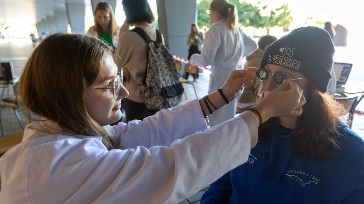 Día Mundial de la Visión en el campus de San Vicente.