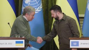 Guterres viatja a Ucraïna per tractar amb Zelenski la pròrroga de l’acord del gra