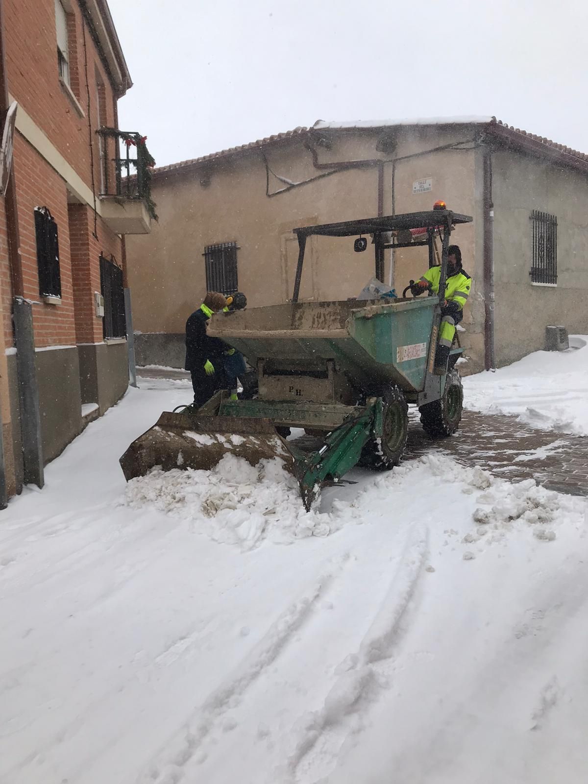 La borrasca Filomena, en Morales del Vino