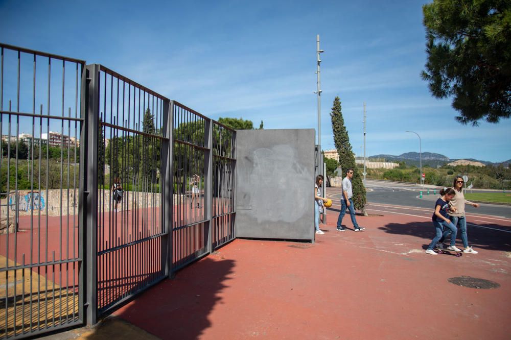Die Parks in Palma de Mallorca sind wieder geöffnet
