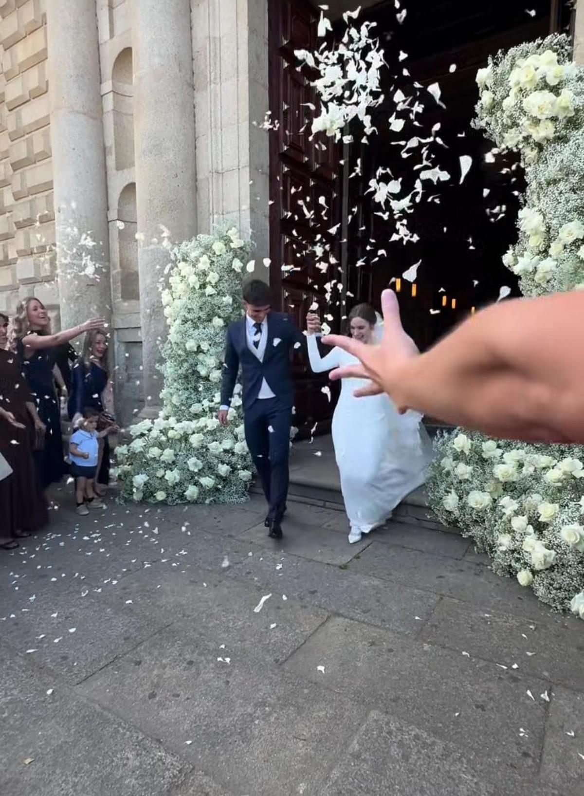 Las instantáneas de los novios y los invitados a la boda del excéltico Gabri Veiga