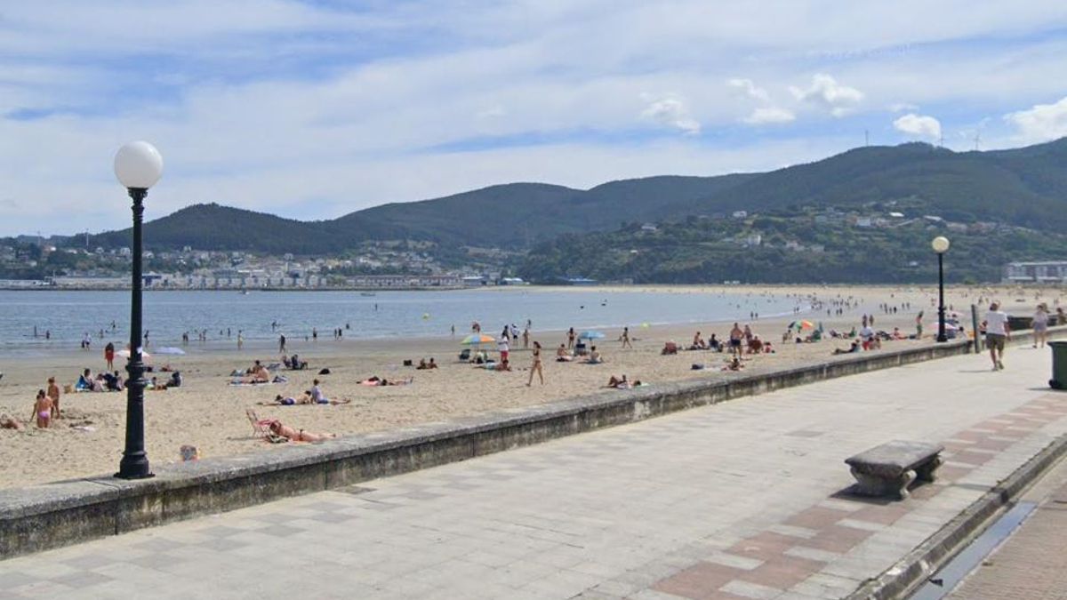 Playa de Covas, en Viveiro.