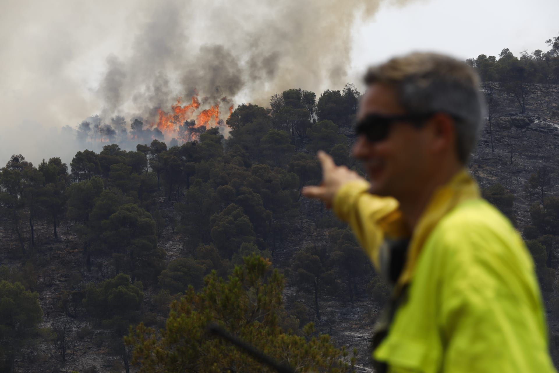 FOTOGALERÍA | El incendio forestal en Nonaspe, en imágenes