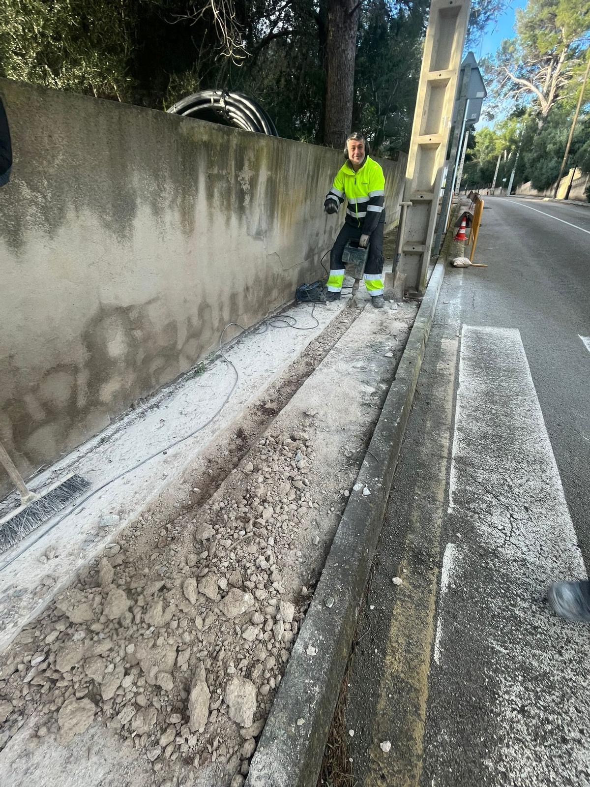 El Ayuntamiento de Esporles inicia la segunda fase de obras para resolver los problemas de presión de agua en Ses Rotgetes