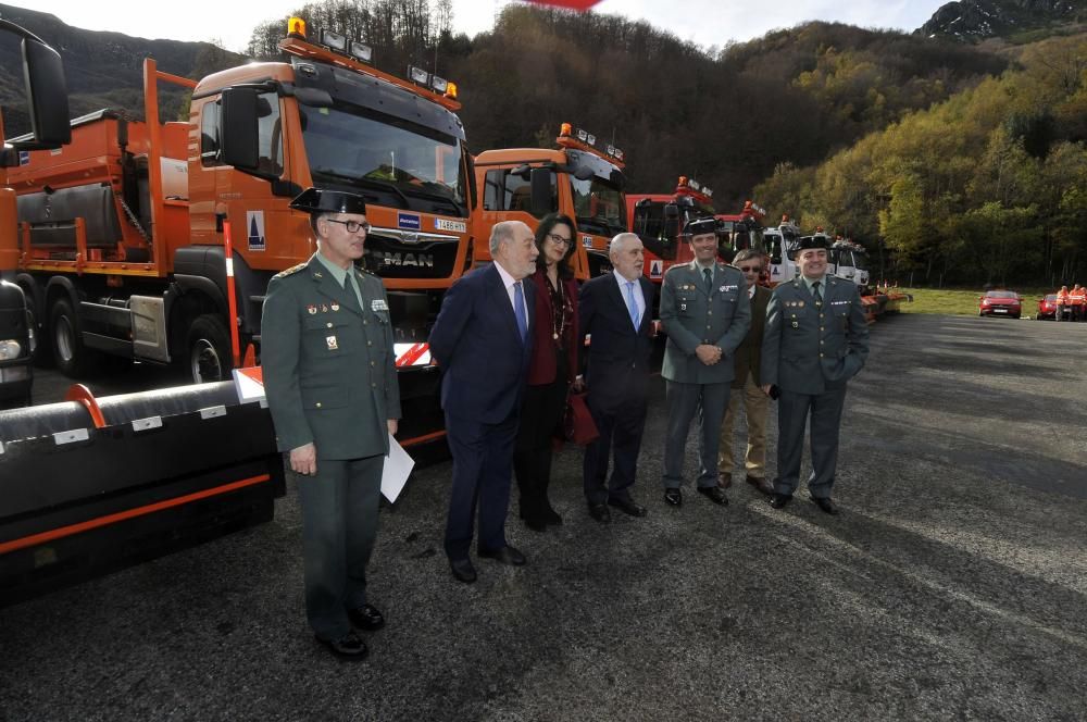 Presentación de la campaña invernal en la autopista Huerna