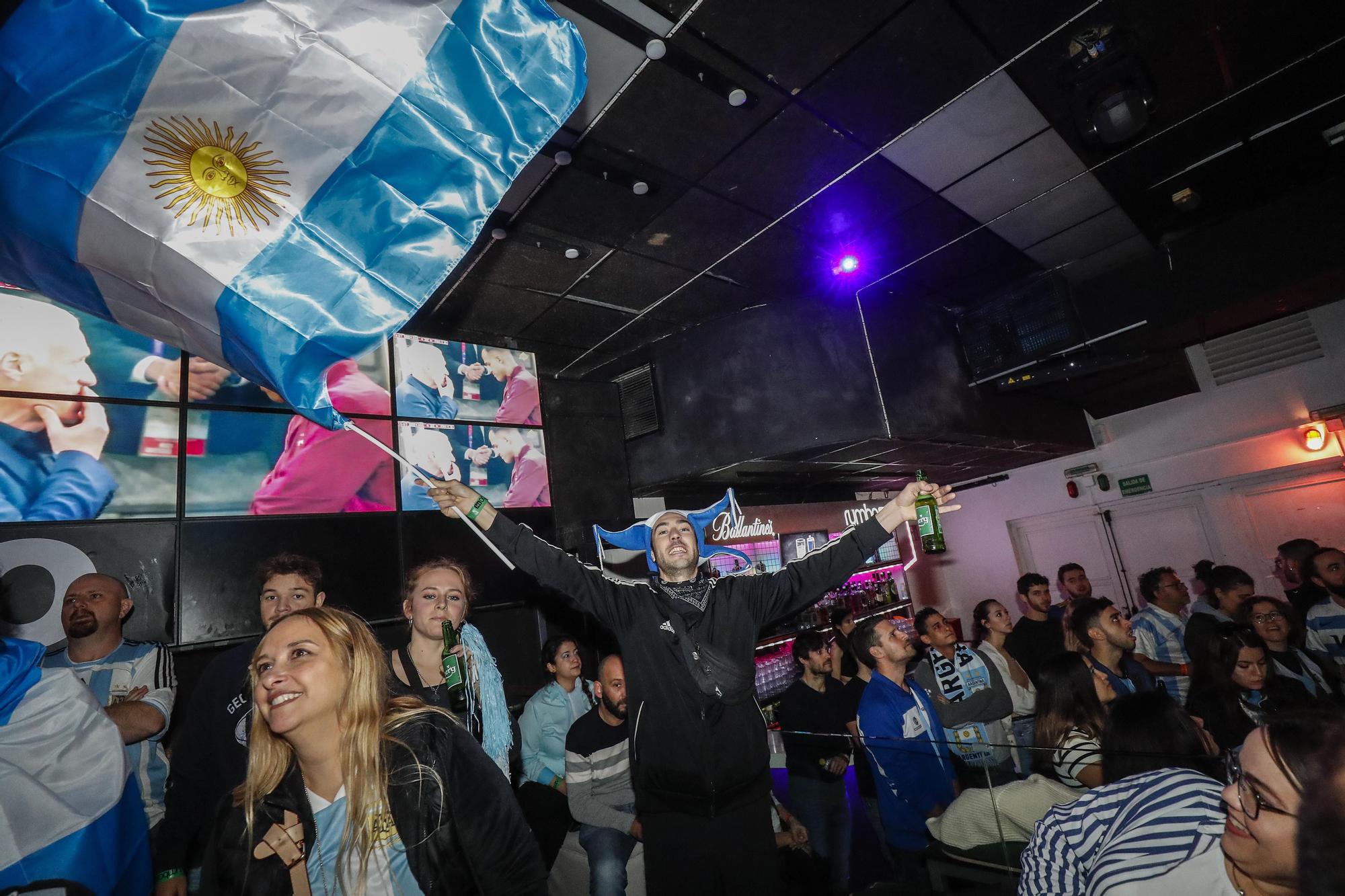 Así vivieron los aficionados de Argentina la final del Mundial en València