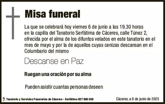 Misa funeral