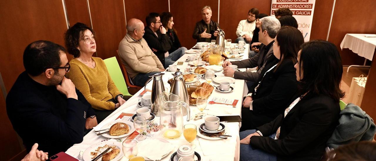 Reunión de los administradores de fincas de Pontevedra en el hotel Rías Bajas.