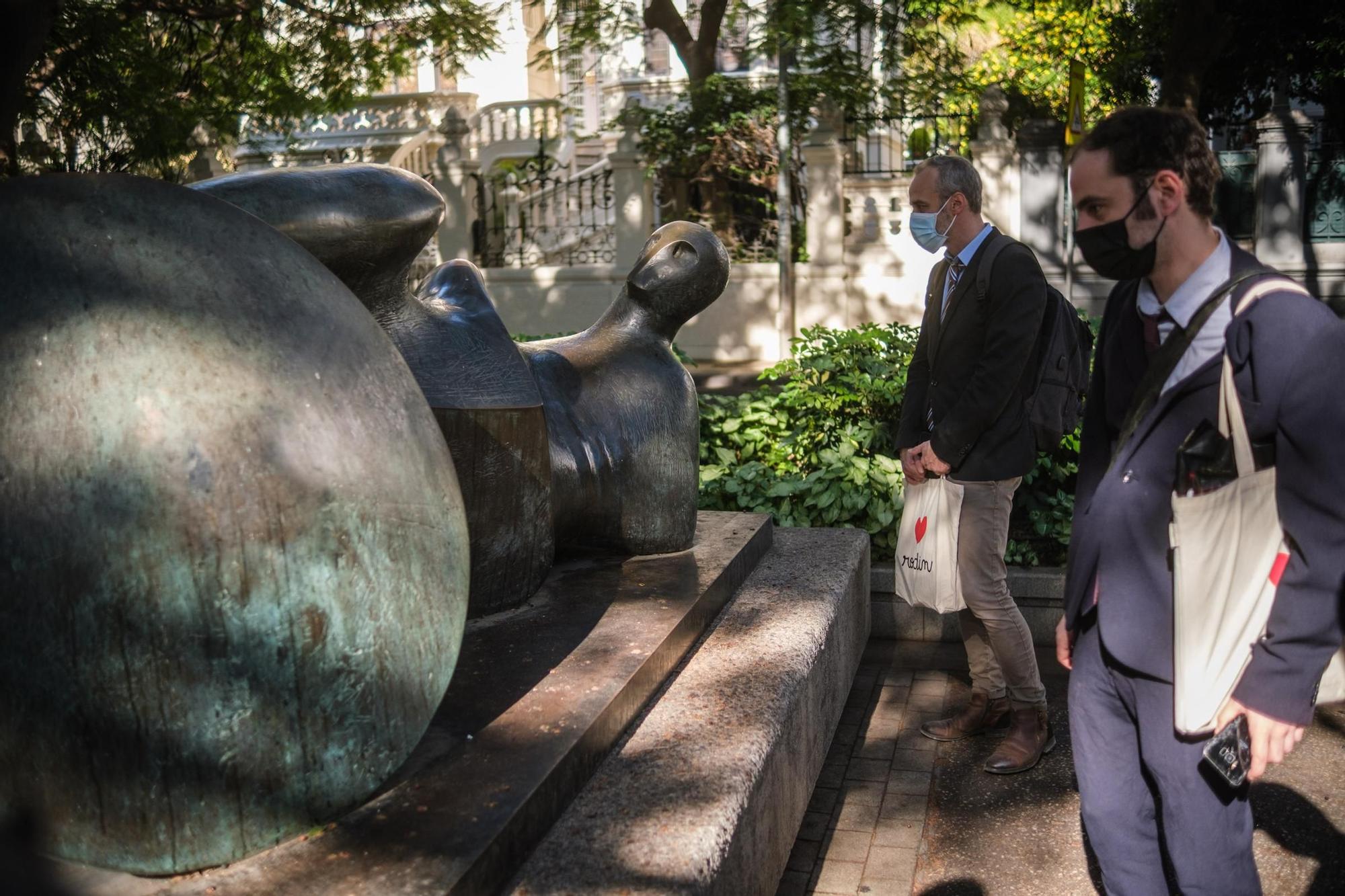 Visita al Viera y Clavijo de la directora del Museo Rodin de París