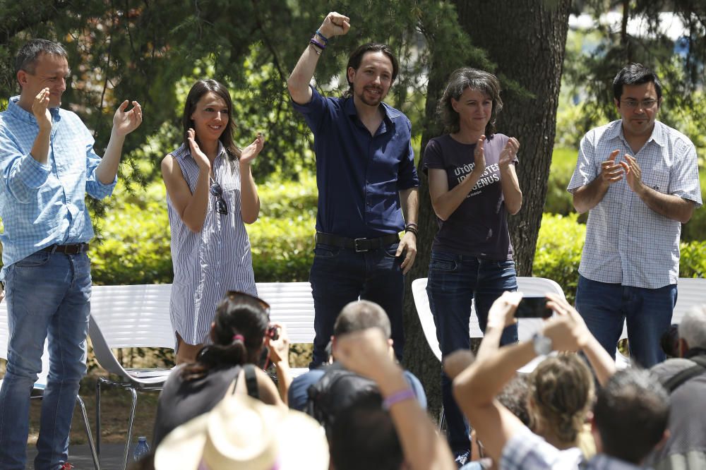 PABLO IGLESIAS EN ACTO CAMPAÑA