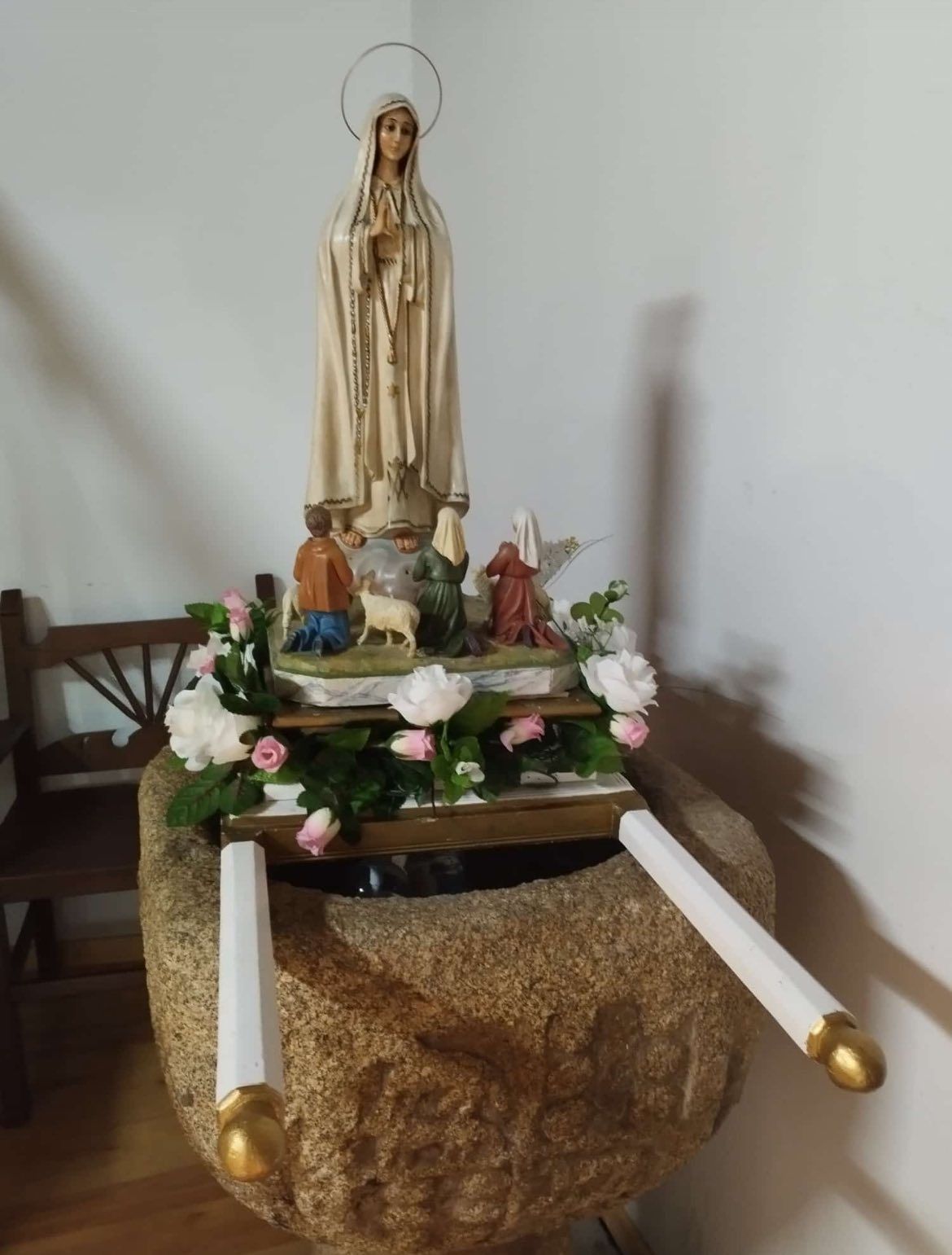 GALERÍA | La procesión de Santa Bárbara en Arrabalde, en imágenes