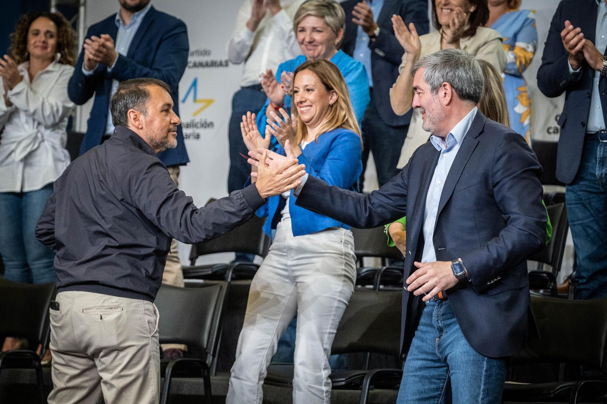 Candidaturas de Coalición Canaria en Tenerife.