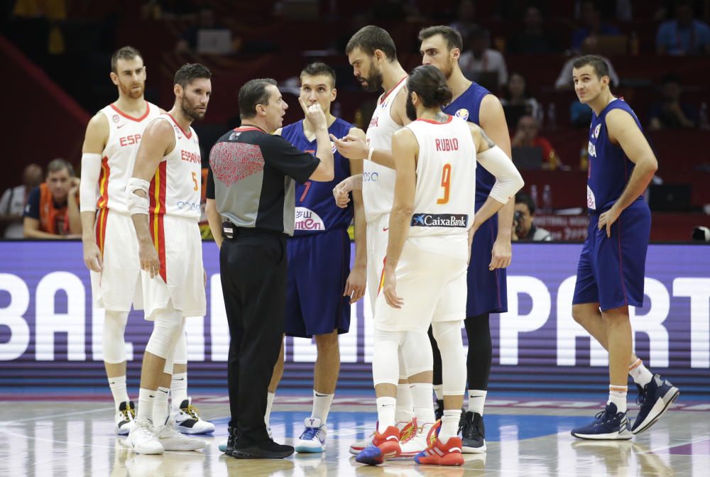 Mundial de baloncesto: España - Serbia