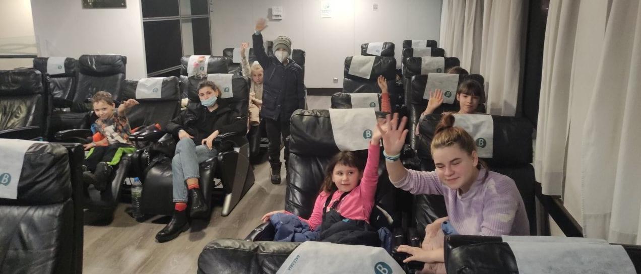 Una veintena de niños de un orfanato de Ucrania llegados a Mallorca