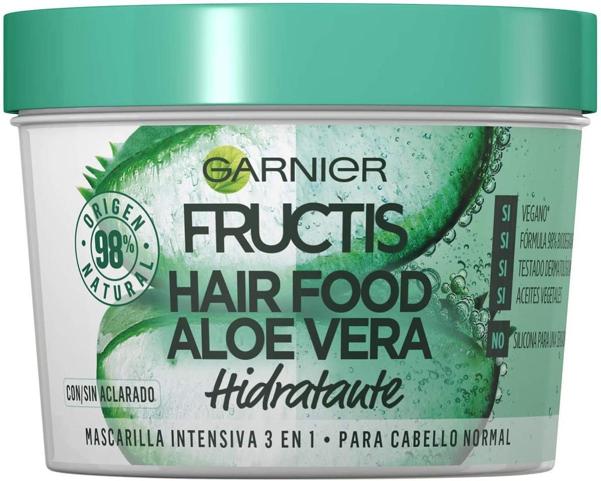 Garnier Fructis Hair Food Mascarilla Capilar 3 en 1 de Aloe Vera