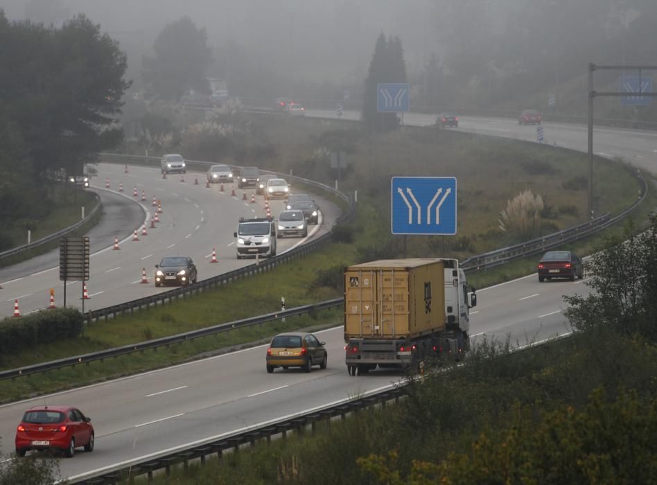 Obras en la autopista "Y"